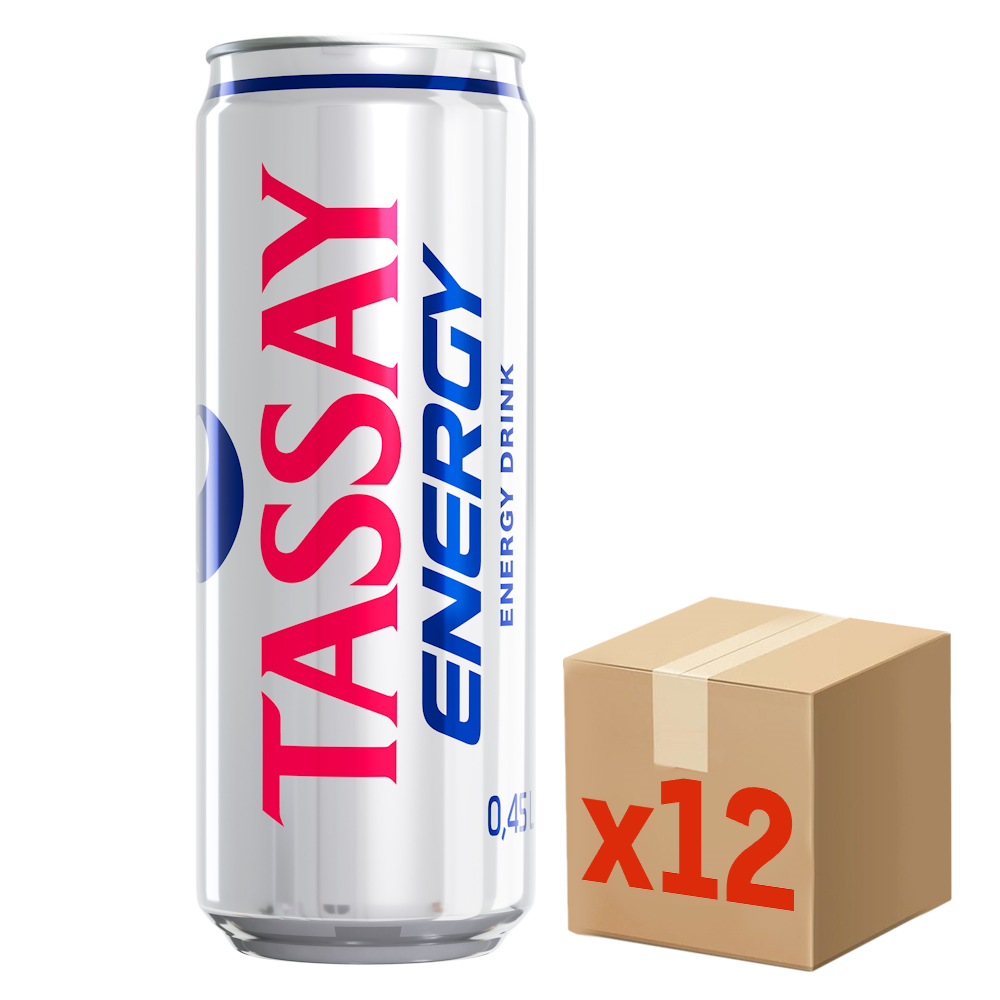 Напиток энергетический Tassay Energy, 450мл x 12 шт