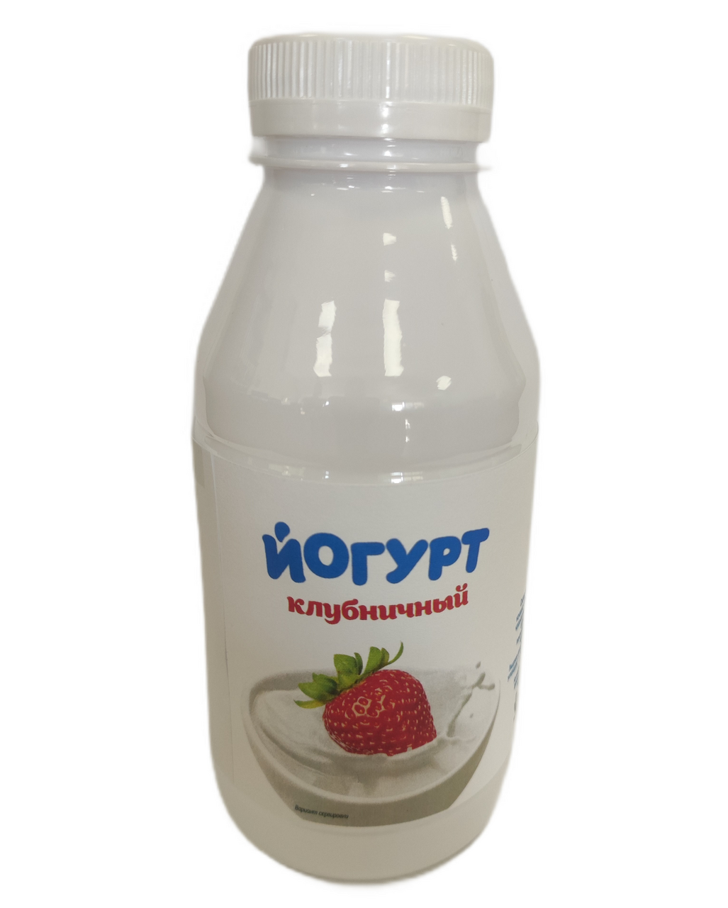 Йогурт питьевой Зеленый луг клубника 2.5%, 340г