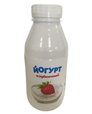 Йогурт питьевой Зеленый луг клубника 2.5%, 340г