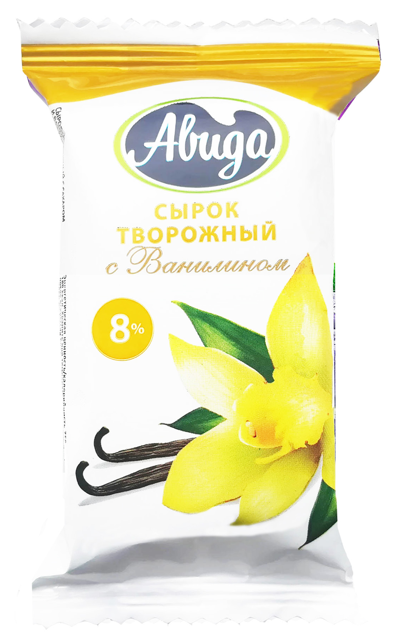 Сырок творожный Авида с ванилином 8%, 100г