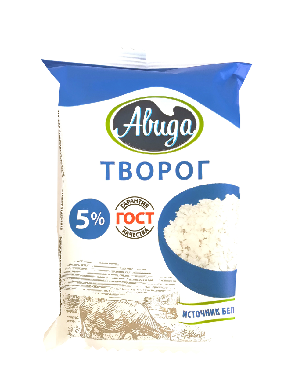 Творог Авида 5%, 180г купить с доставкой на дом, цены в интернет-магазине