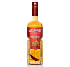 Настойка горькая Serebroff медовая с перцем, 0.5л