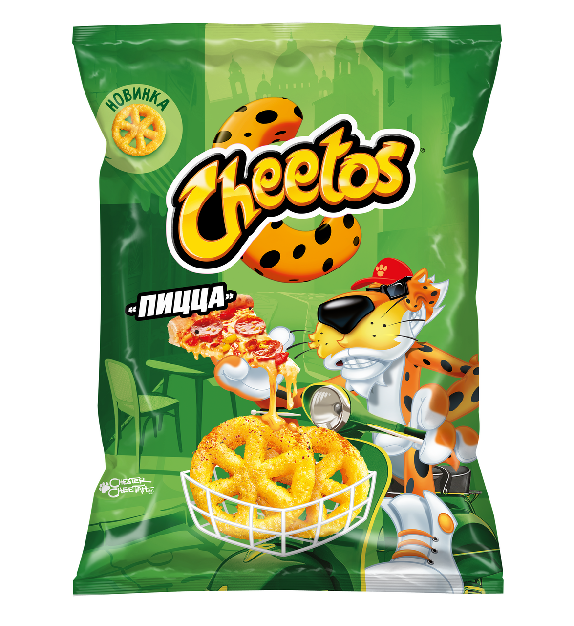 Снеки кукурузные Cheetos Пицца, 43г
