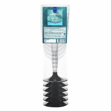 METRO PROFESSIONAL Бокал для вина прозрачный и черный пластиковый 6шт, 200мл