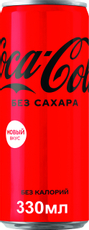 Напиток Coca-Cola Zero газированный, 330мл