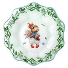 Тарелка Kukina Raffinata Пасхальный кролик, 20см