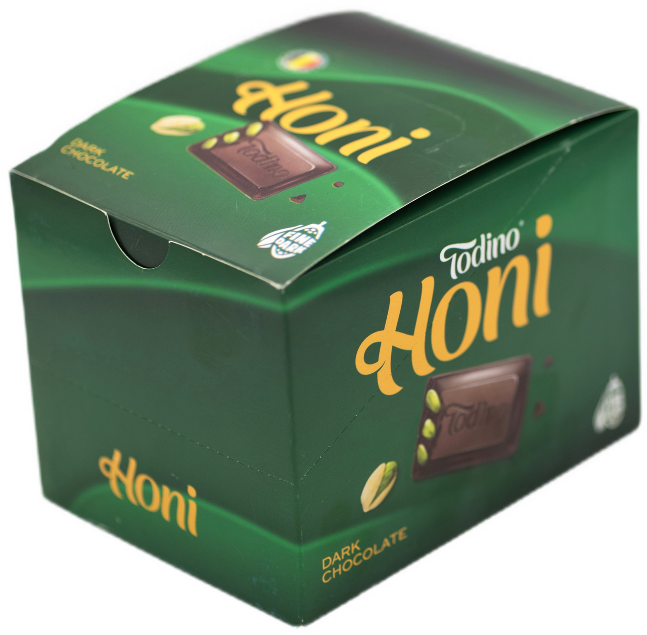 Шоколад Todino Honi темный с фисташками, 60г x 10 шт