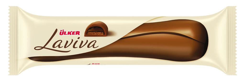Батончик шоколадный Ulker Laviva какао-печенье, 35г