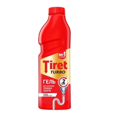 Гель для удаления сложных засоров Tiret Turbo, 1л
