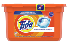 Капсулы для стирки Tide Альпийская свежесть, 15шт