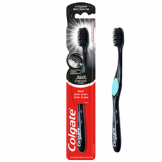 Зубная щетка Colgate 360 Древесный уголь многофункциональная средней жесткости, фуксия