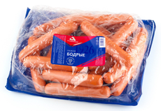 Сосиски Армавирский МК Бодрые вареные, ~1.2кг