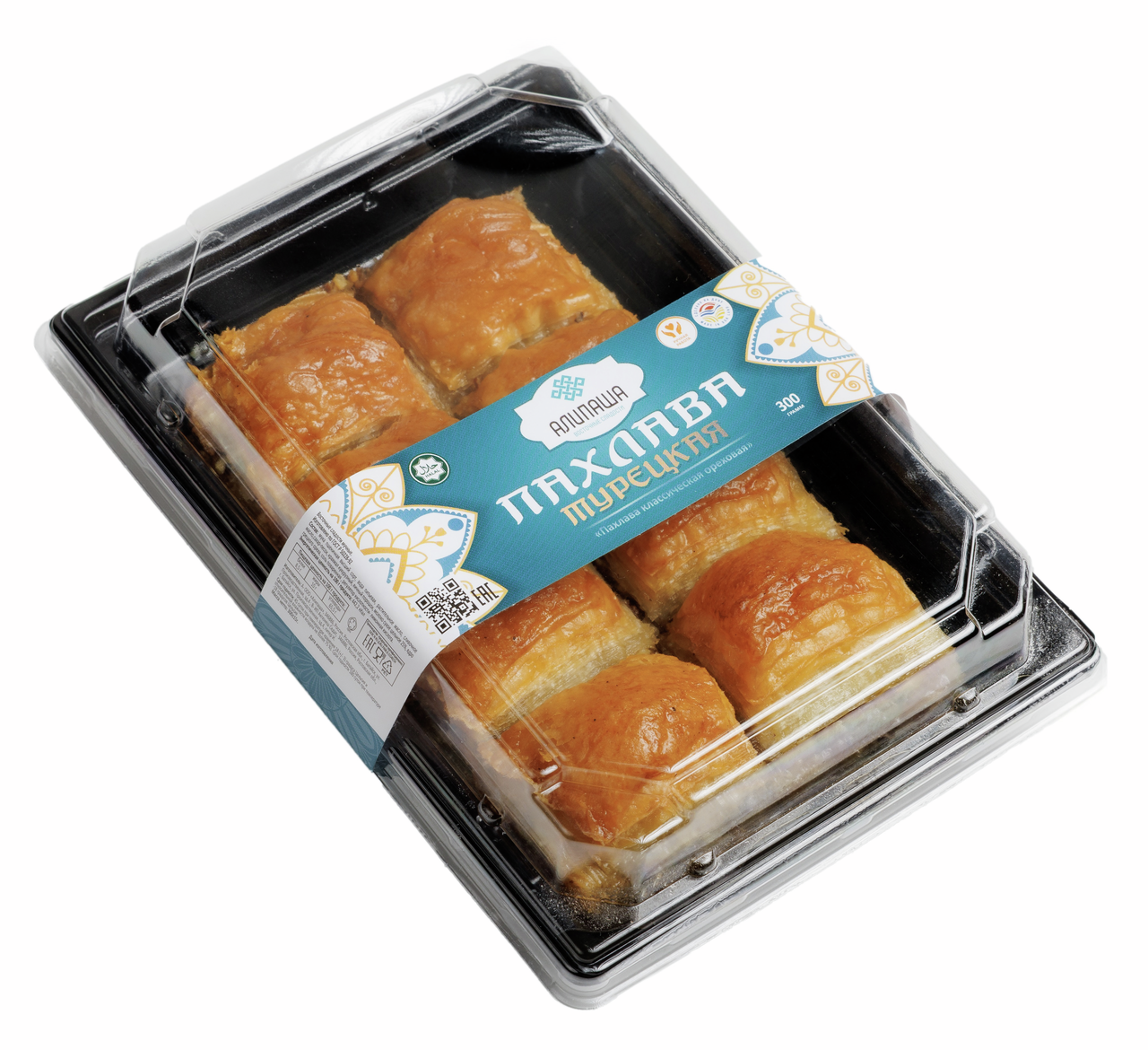 Пахлава Алипаша Классическая ореховая, 300г