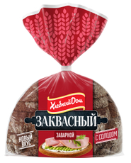 Хлеб Хлебный дом заварной с солодом нарезка, 350г