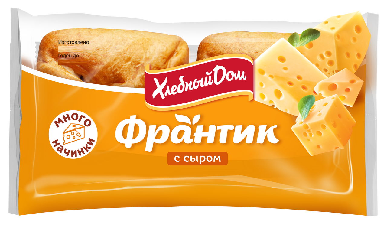 Франтик Хлебный дом с сыром (50г x 2шт), 100г