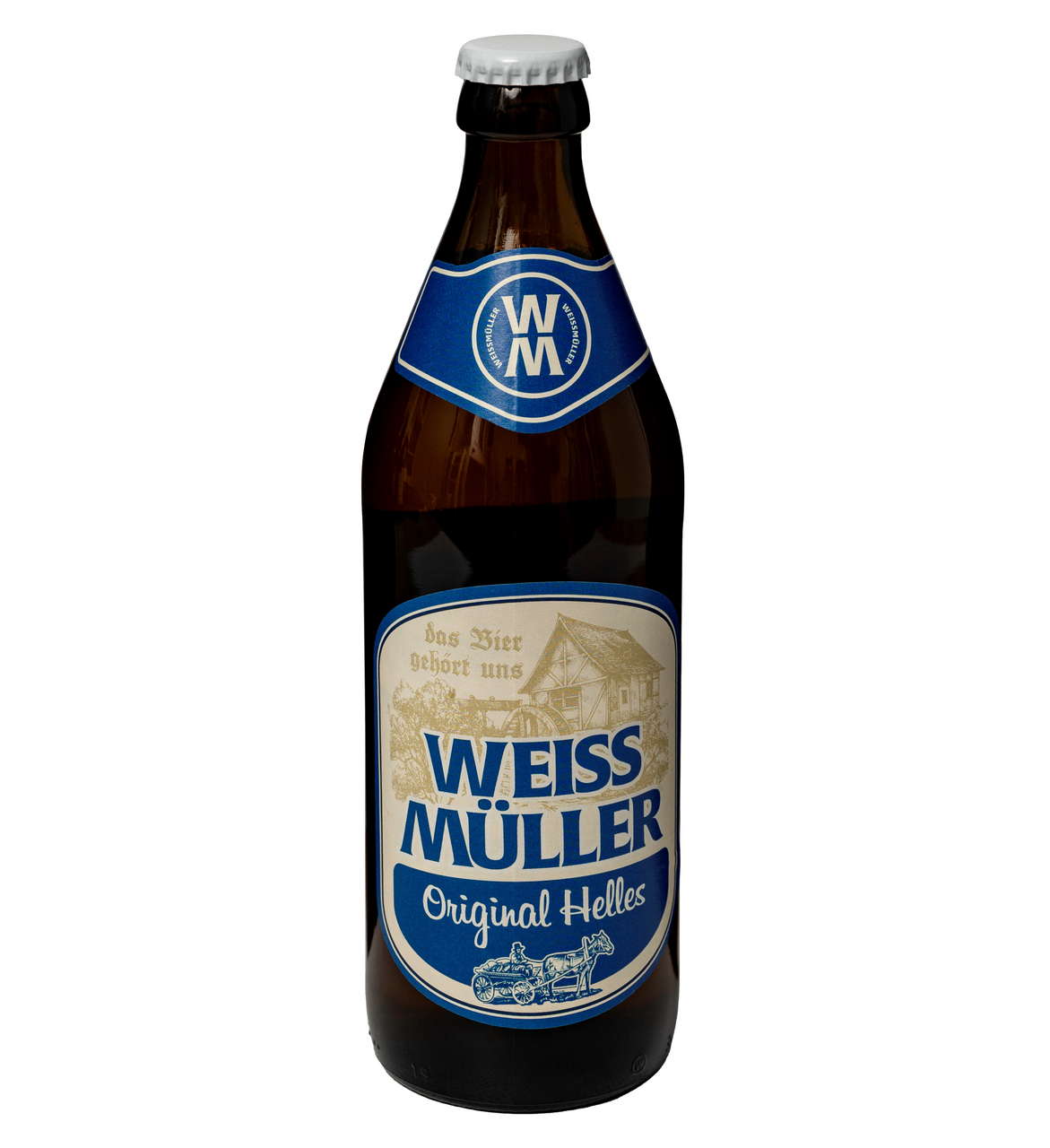 Пиво Weissmuller Original Helles светлое, 0.5л