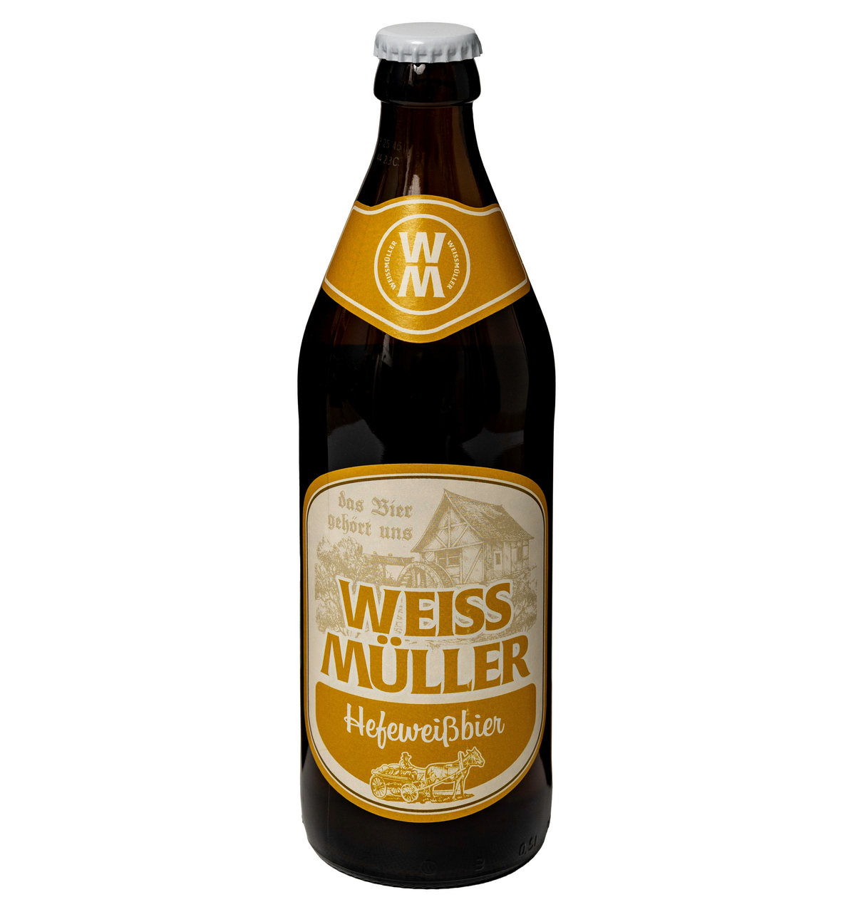 Пиво Weissmuller Hefeweissbier светлое нефильтрованное, 0.5л