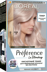 Тонер для волос L'Oreal Preference кислотный жемчужный блонд