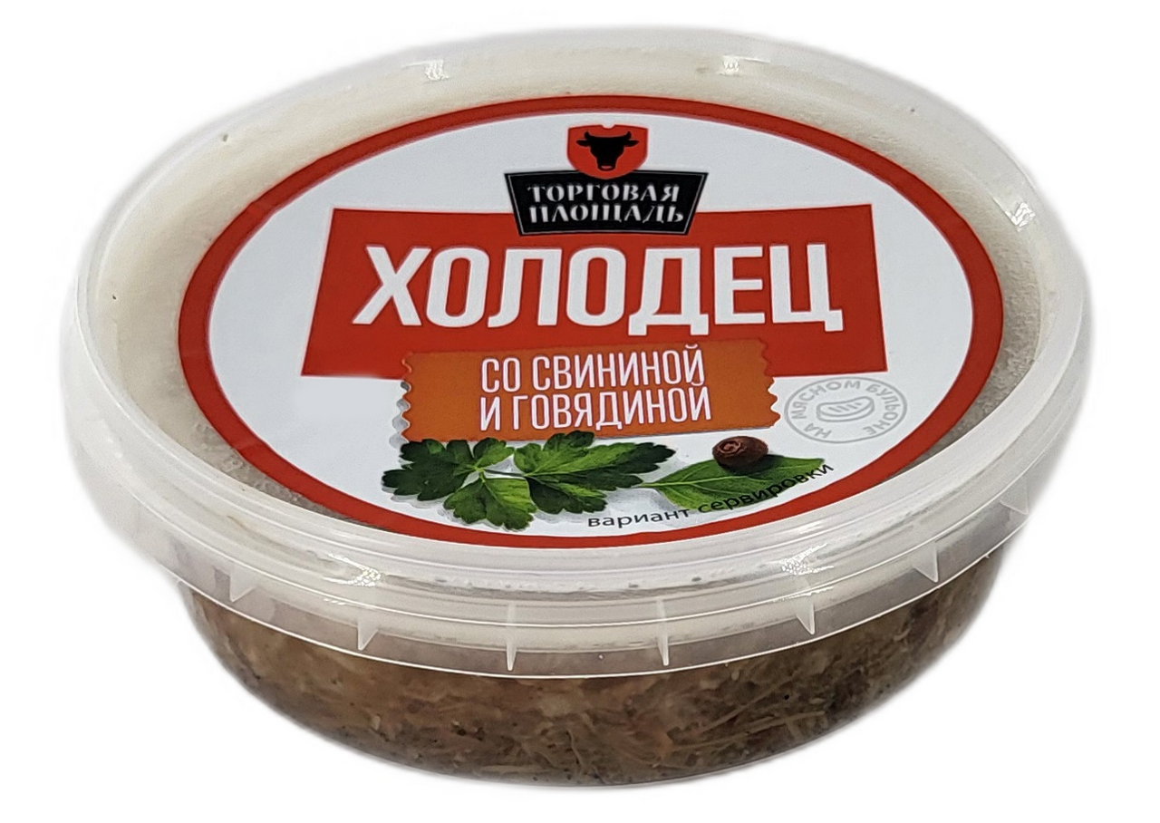 Холодец Торговая площадь со свининой и говядиной, 250г