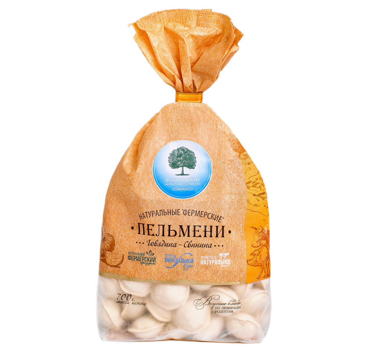 Пельмени Добринское Фх говядина и свинина, 700г