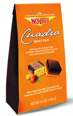 Конфеты Novi Cuadro шоколадные 4 шоколада, 150г