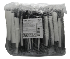 Набор одноразовых столовых приборов Vzlp Премиум черный 5в1, 50шт