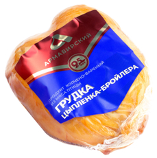 Грудка цыпленка-бройлера Армавирский МК копчено-вареная, ~1кг
