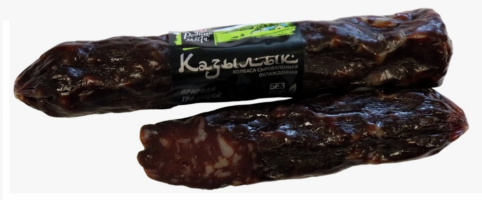 Колбаса из конины Родные места Казылык сыровяленая, 260г