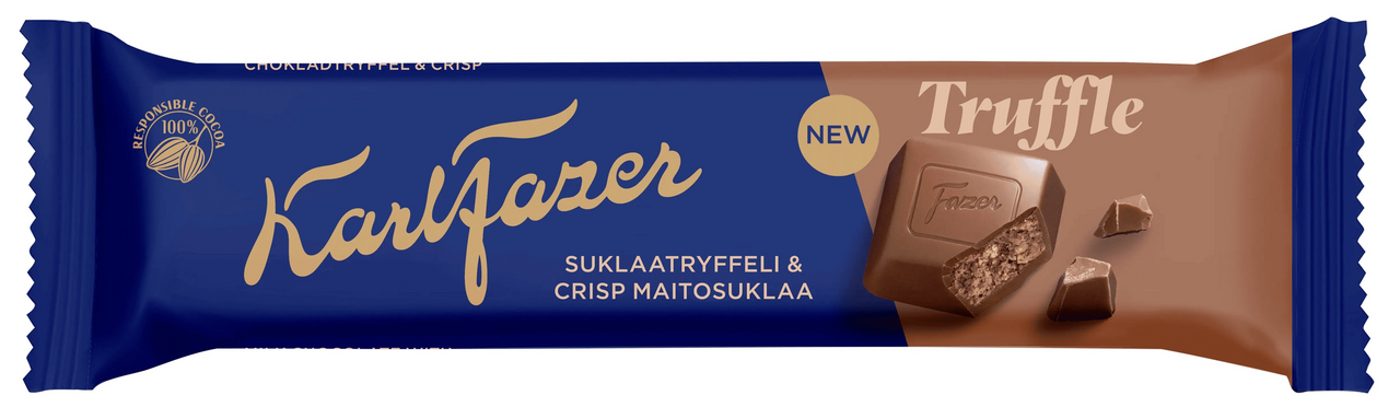 Шоколадный батончик Fazer Karl хрустящий трюфель, 37г