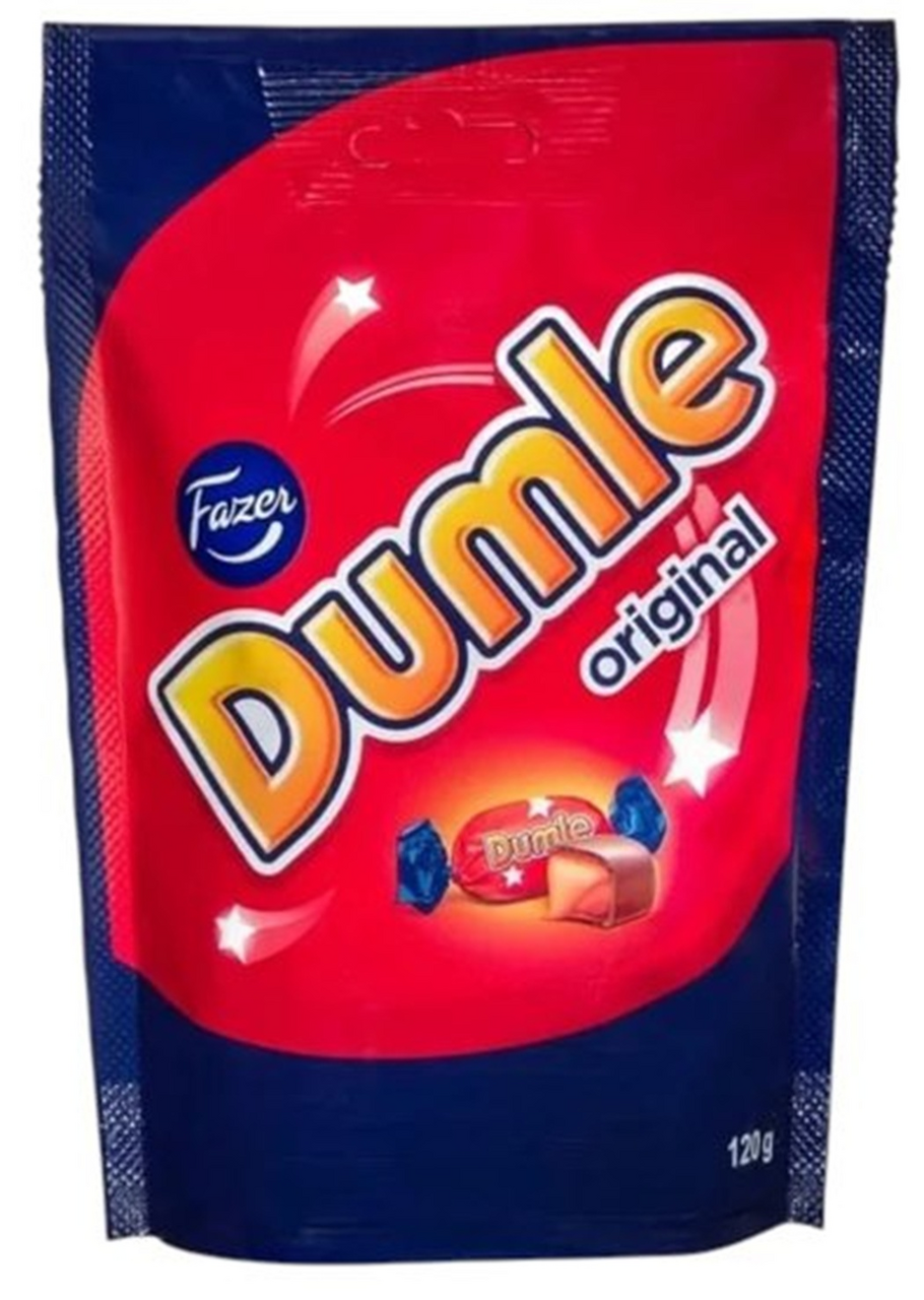 Конфеты Fazer Dumle сливочный ирис в шоколаде, 120г