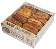 Пирожное Тортугалия мини-эклеры с клубникой, 450г