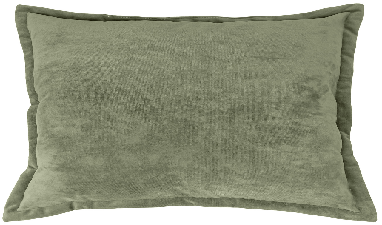 Подушка декоративная 23rd Avenue Ice пуговицы бархат оливка, 36 x 36см