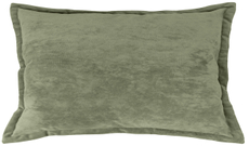 Подушка декоративная 23rd Avenue Ice пуговицы бархат оливка, 36 x 36см