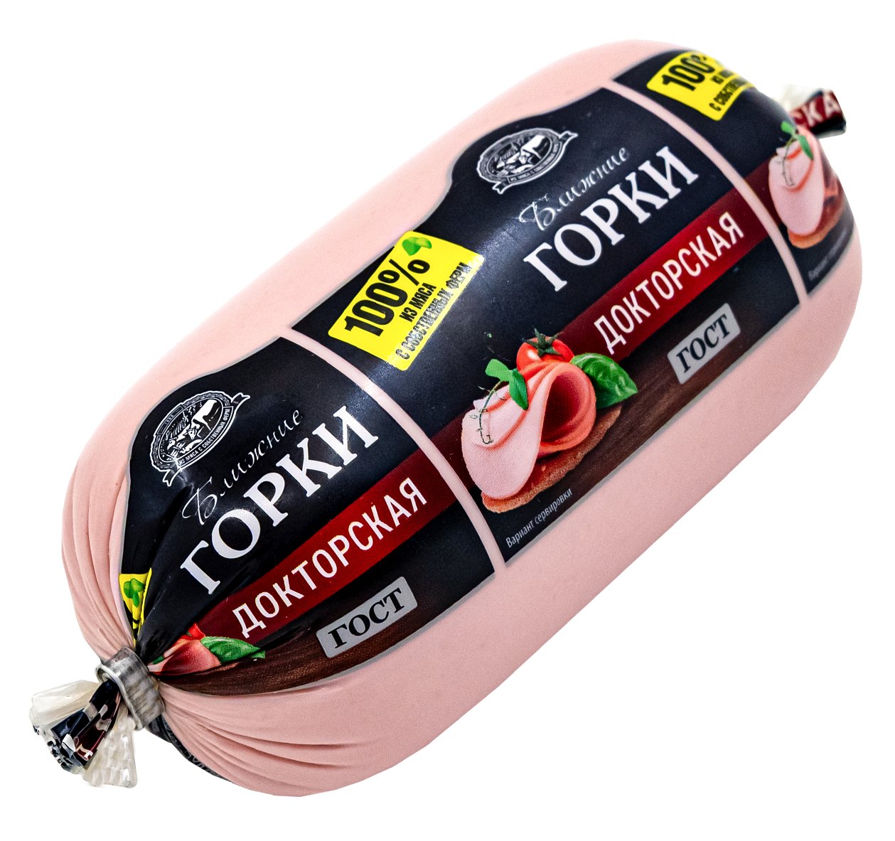 Колбаса Ближние горки Докторская вареная, 400г