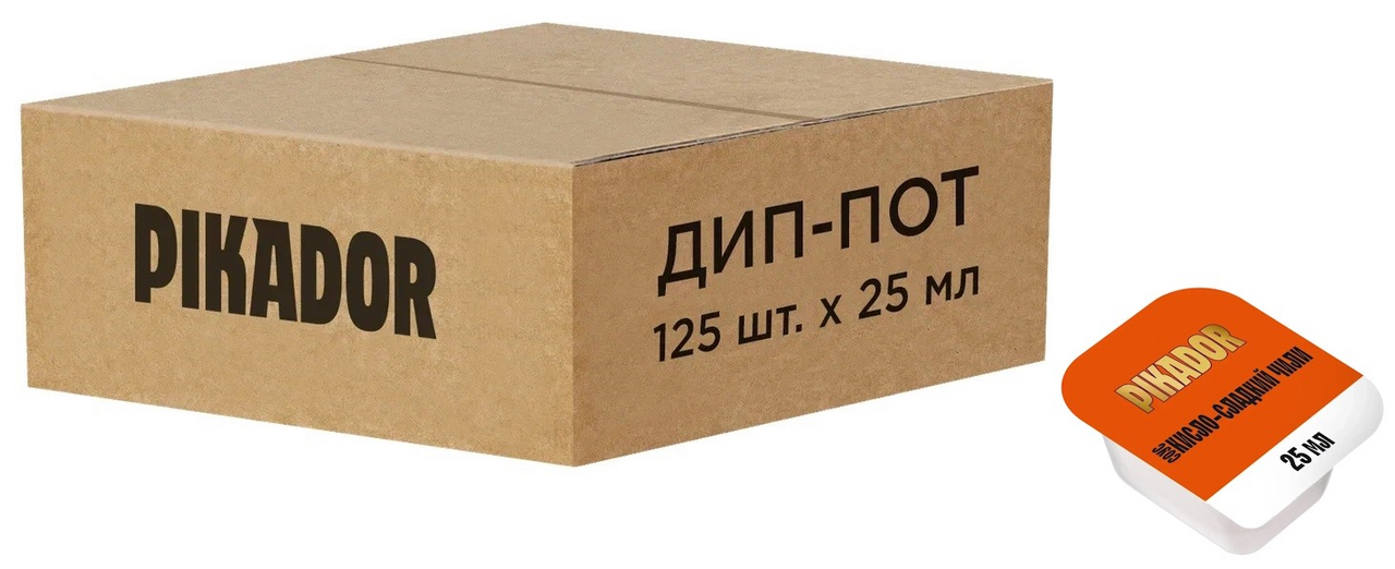 Соус Pikador кисло-сладкий чили, 25мл x 125 шт