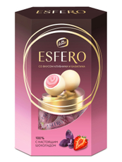 Конфеты Esfero из белого шоколада клубника и базилик, 186г