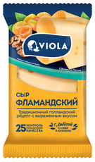 Сыр Viola Фламандский кусок 45%, 180г