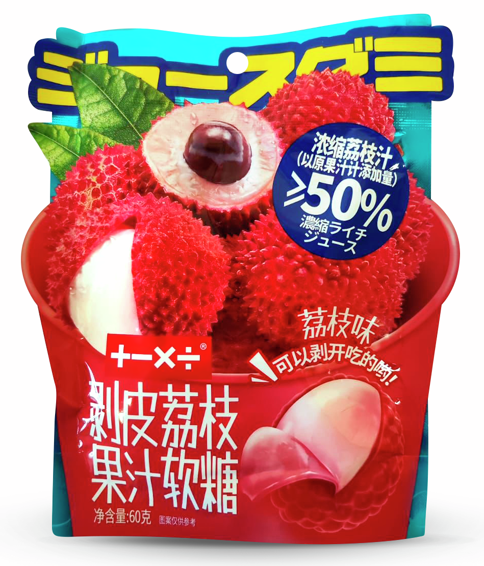 Конфеты жевательные Want Want QQ личи, 60г