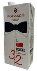 Молоко Polyakoff ультрапастеризованное 3.2%, 1л
