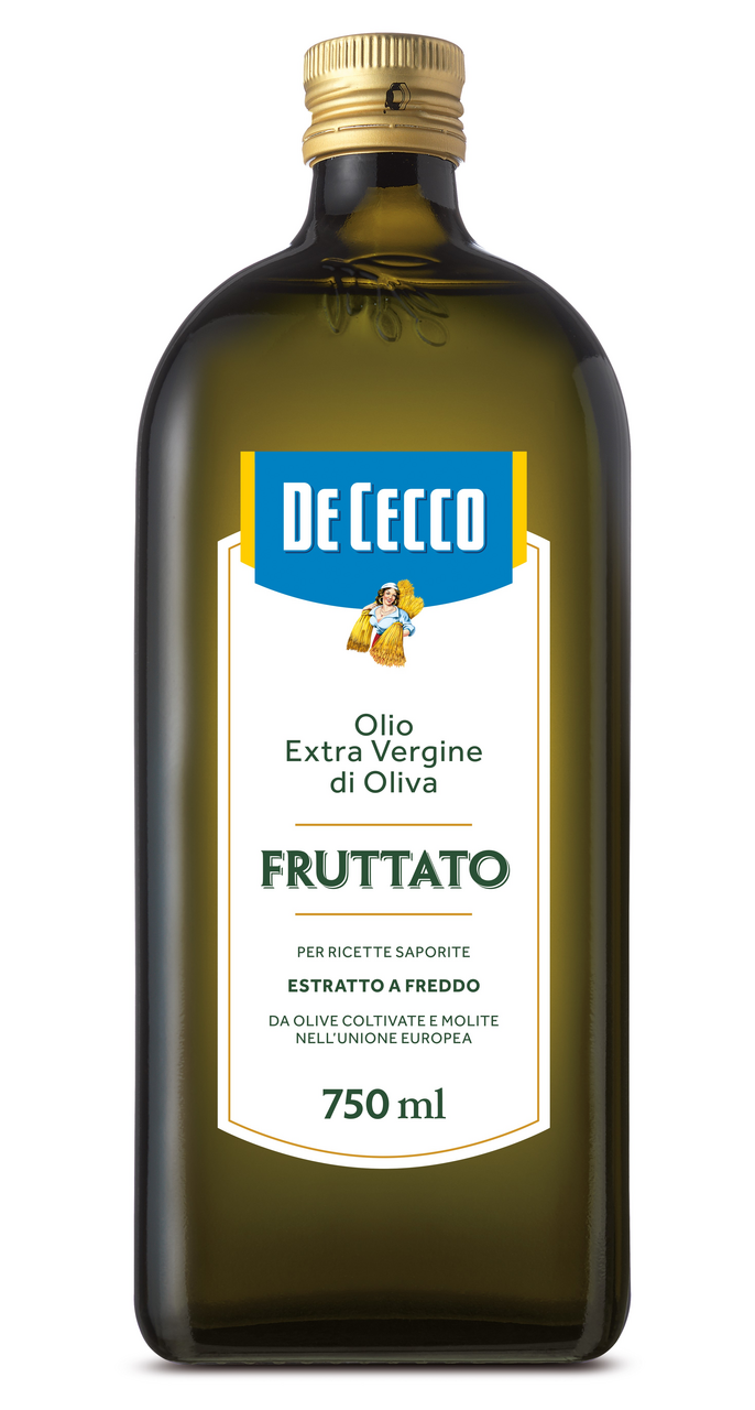 Изображение товара Масло оливковое De Cecco Fruttato Extra Vergine 750мл Италия нерафинированное