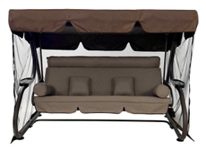 Tarrington House Качели Бернис коричневые, 170 x 250 x 148см