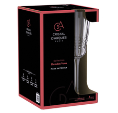 Набор бокалов для шампанского Cristal d'Arques Rendez-Vous 4шт, 170мл