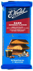 Шоколад E.Wedel темный с начинкой эспрессо, 100г