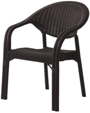 Кресло Heniver Vivere коричневое, 63 x 63 x 81см