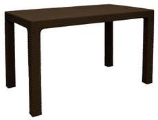 Стол Heniver Franco прямоугольный коричневый, 80 x 140 x 75см