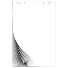 Блок бумаги для флипчартов Durable Attache белый, 67.5 х 98см, 20 листов, 5 блоков