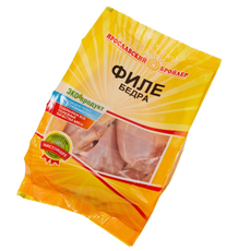 Филе бедра цыпленка-бройлера Ярославский бройлер без кости охлажденное, ~800г