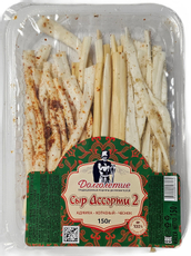 Сыр Долголетие Чечил ассорти аджика, копчености, чеснок 45%, 150г