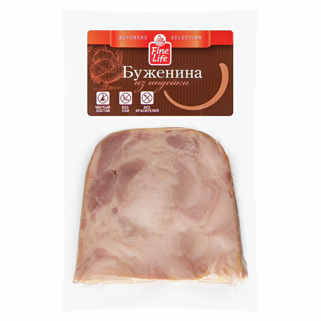 Fine Life Буженина из мяса индейки, 350г