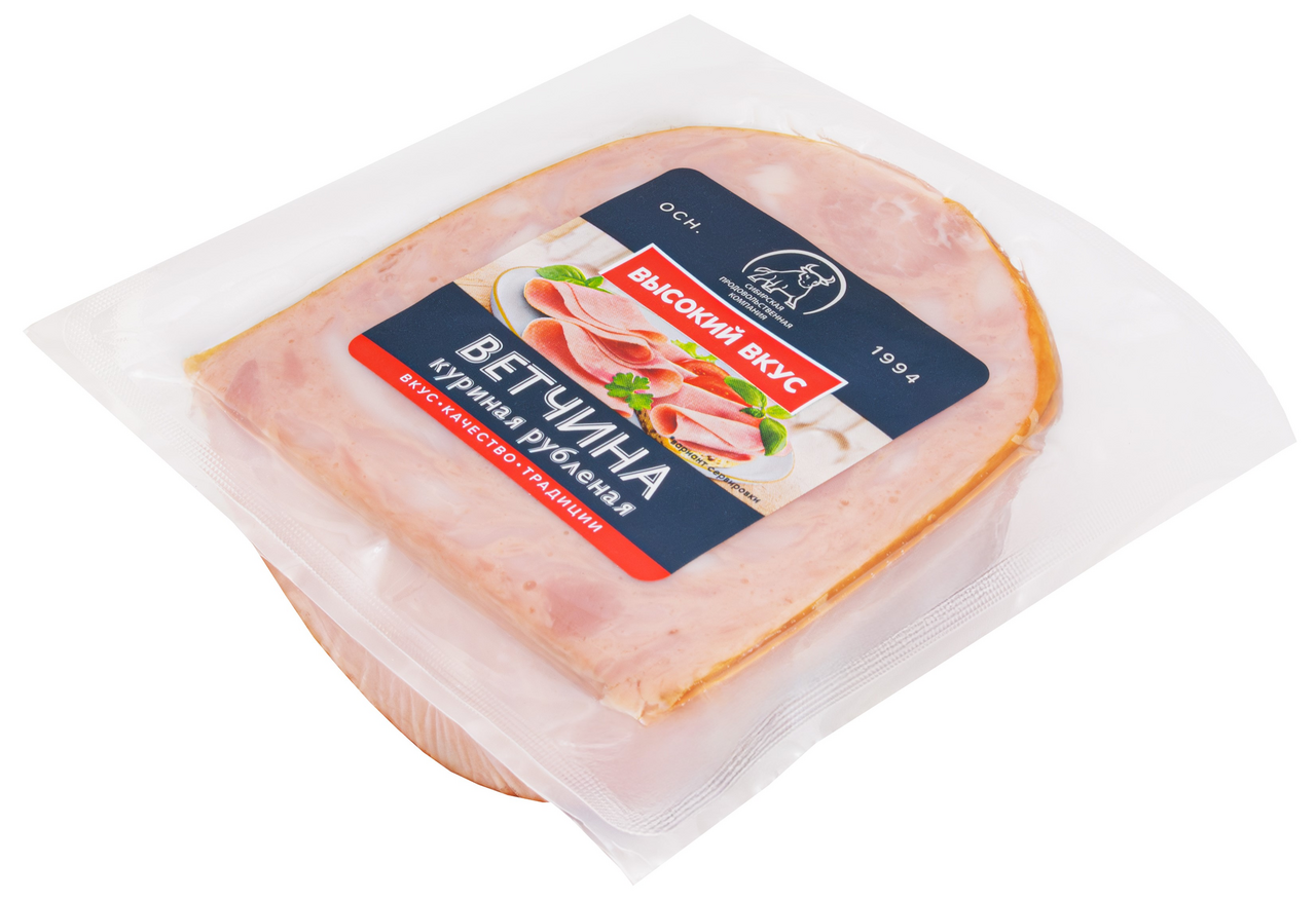 Ветчина куриная Высокий вкус вареная, 350г